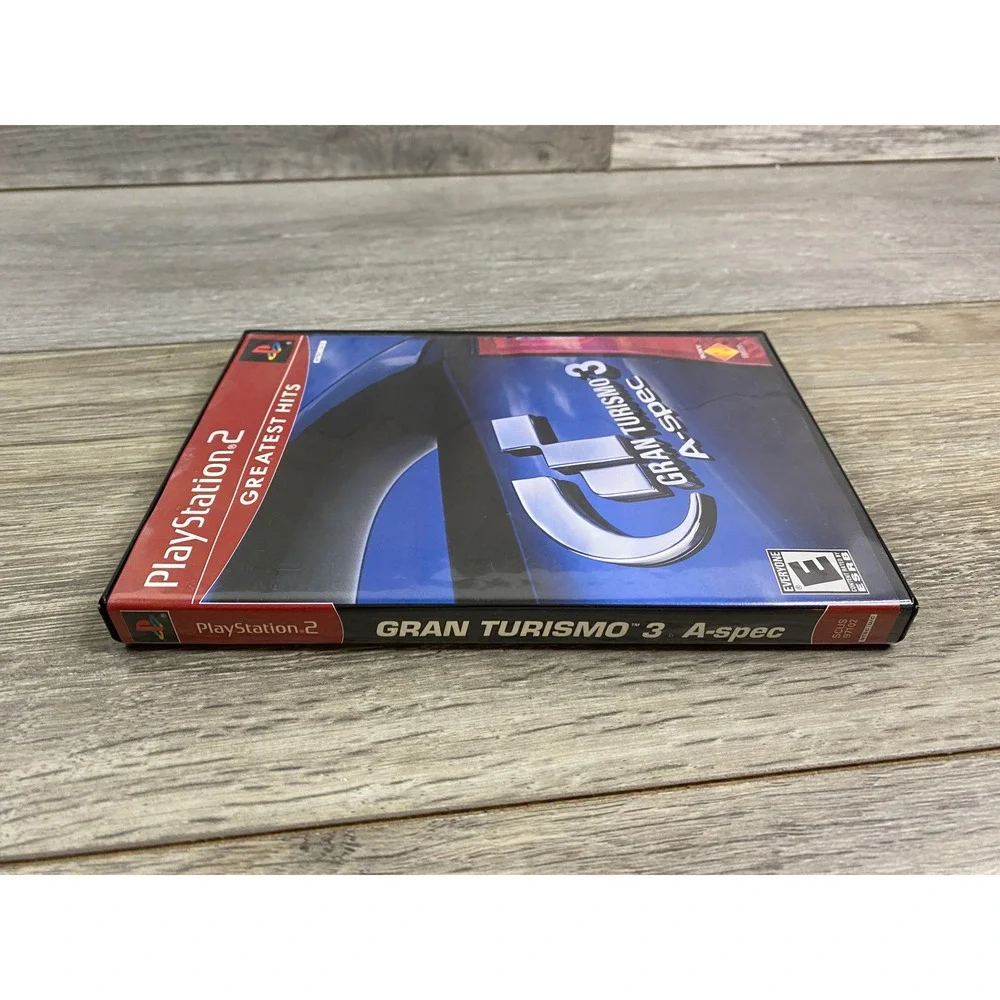 Gran Turismo 3 A-spec Sony PlayStation 2‎ PS2 Greatest Hits Case and Manual Only
